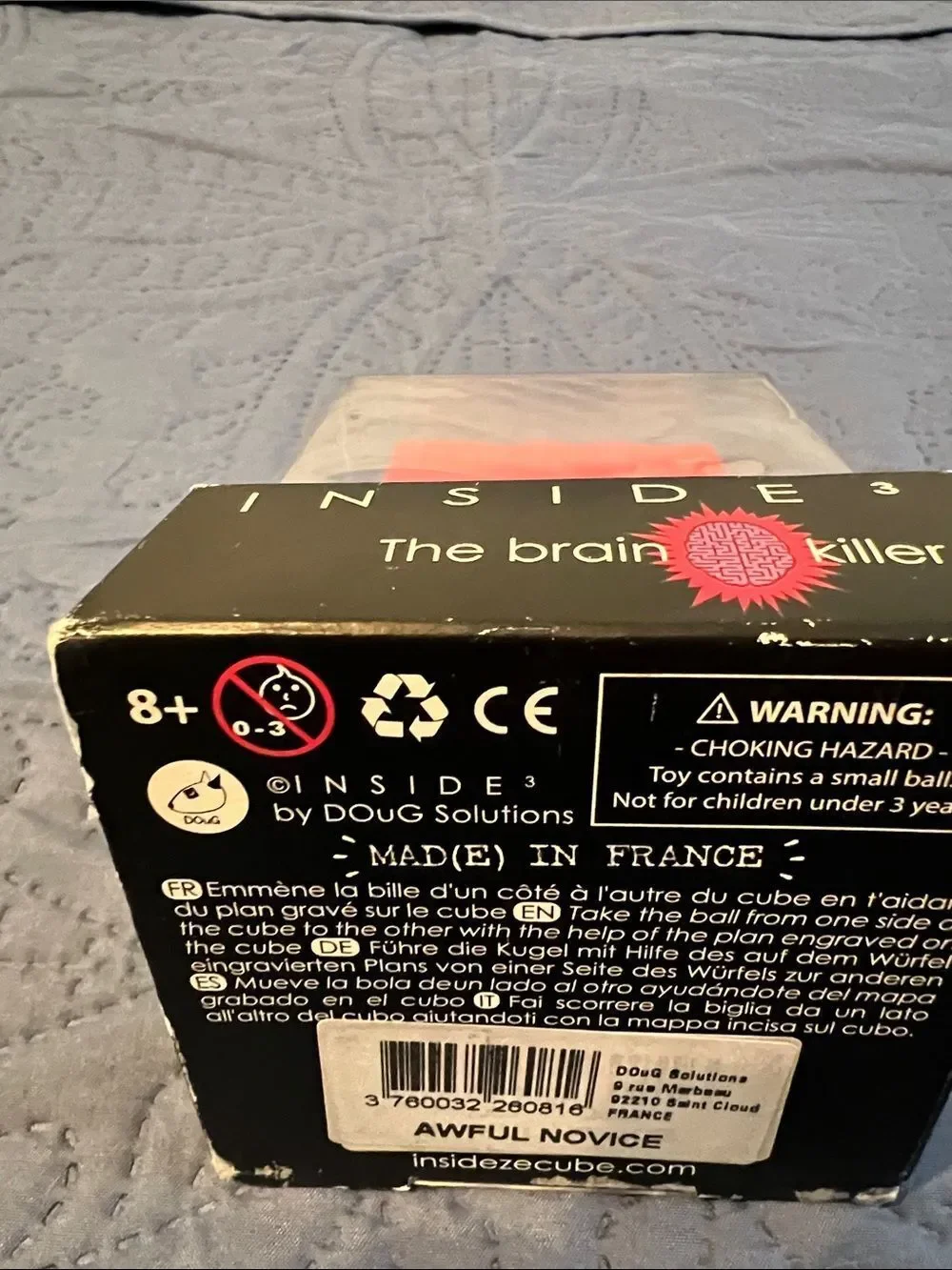 Pink Puzzle Cube - Brain Teaser Game